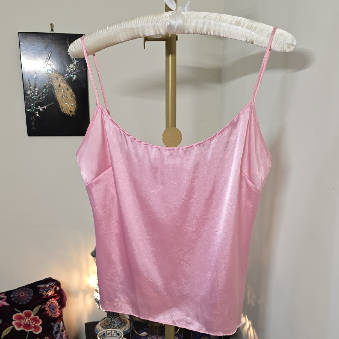 Gianni Bini Pink Silk Camisole